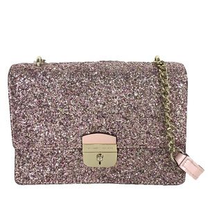 Kate Spade Eden Sunset Lane Rose Gold Glitter Sparkle Crossbody Purse Bag